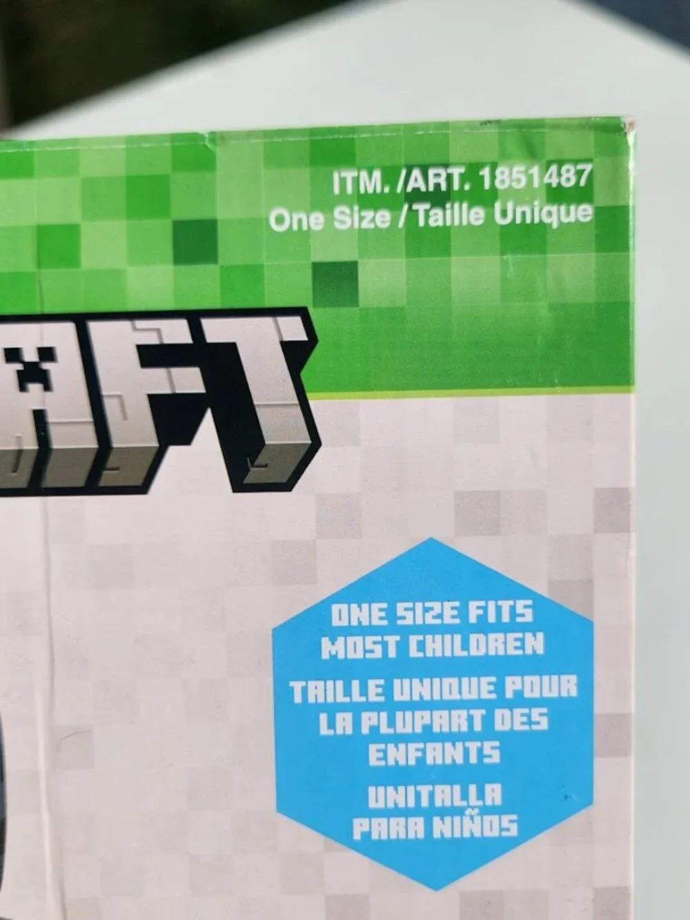 Minecraft Children's Kids Enderman Inflatebale Costume FABRIC ONLY Zipper closur